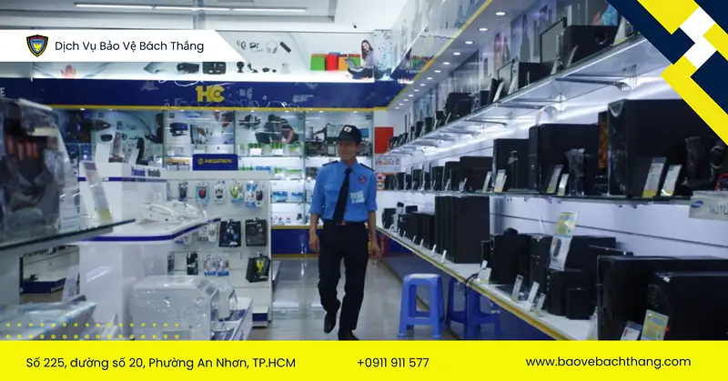 Đội ngũ bảo vệ giúp hạn chế rủi ro an ninh