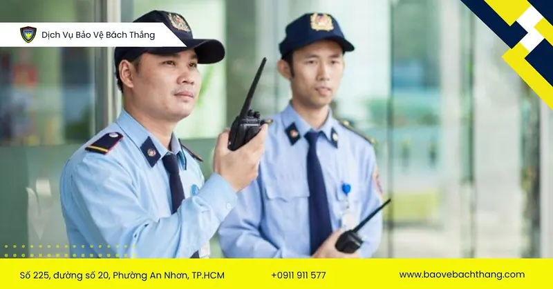 Bảo vệ được trang bị đầy đủ thiết bị hiện đại