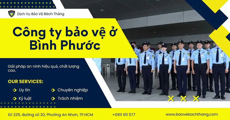 Top 7 công ty bảo vệ ở Bình Phước uy tín, tinh nhuệ nhất