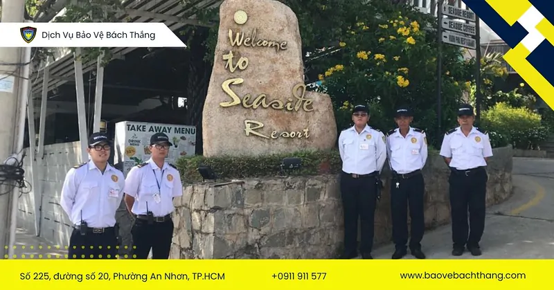 Kiểm soát số lượng khách đi vào resort tại cổng chính