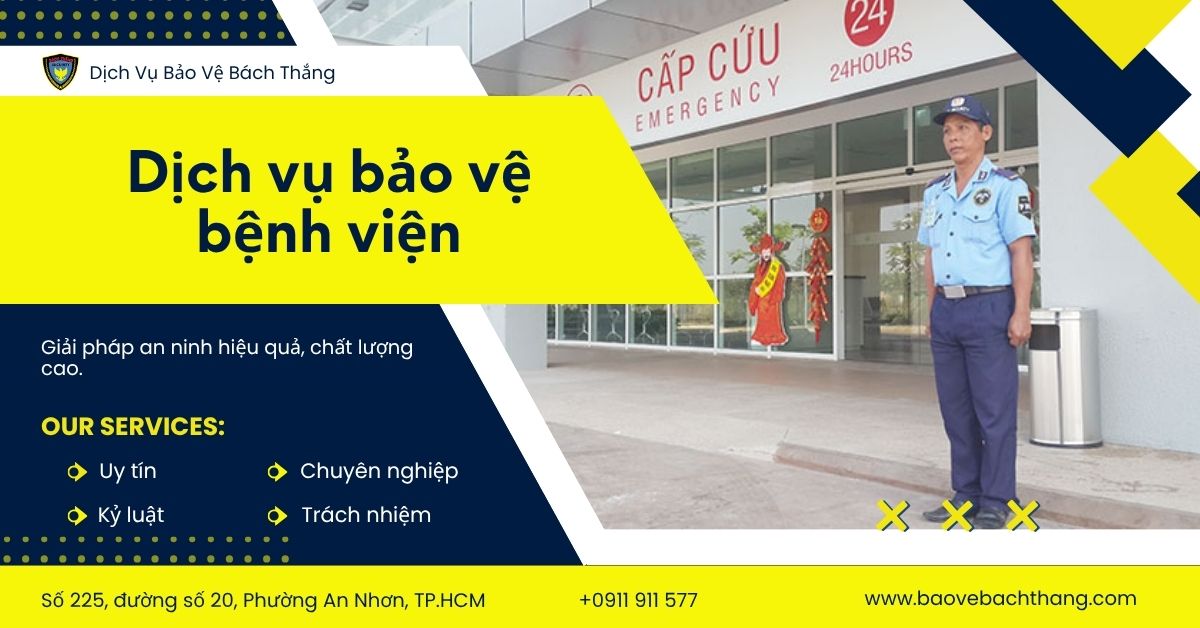 dịch vụ bảo vệ bệnh viện