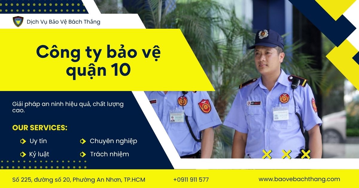 công ty bảo vệ quận 10