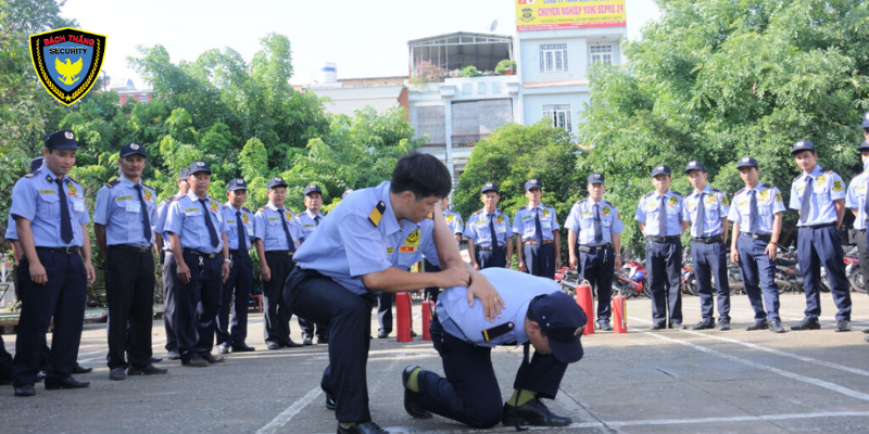 Công Ty Bảo Vệ Quận 9 Bách Thắng Chất Lượng, Tận Tâm 5 Diễn tập xử lý tình huống tại công ty bảo vệ Việt Nhật Yuki