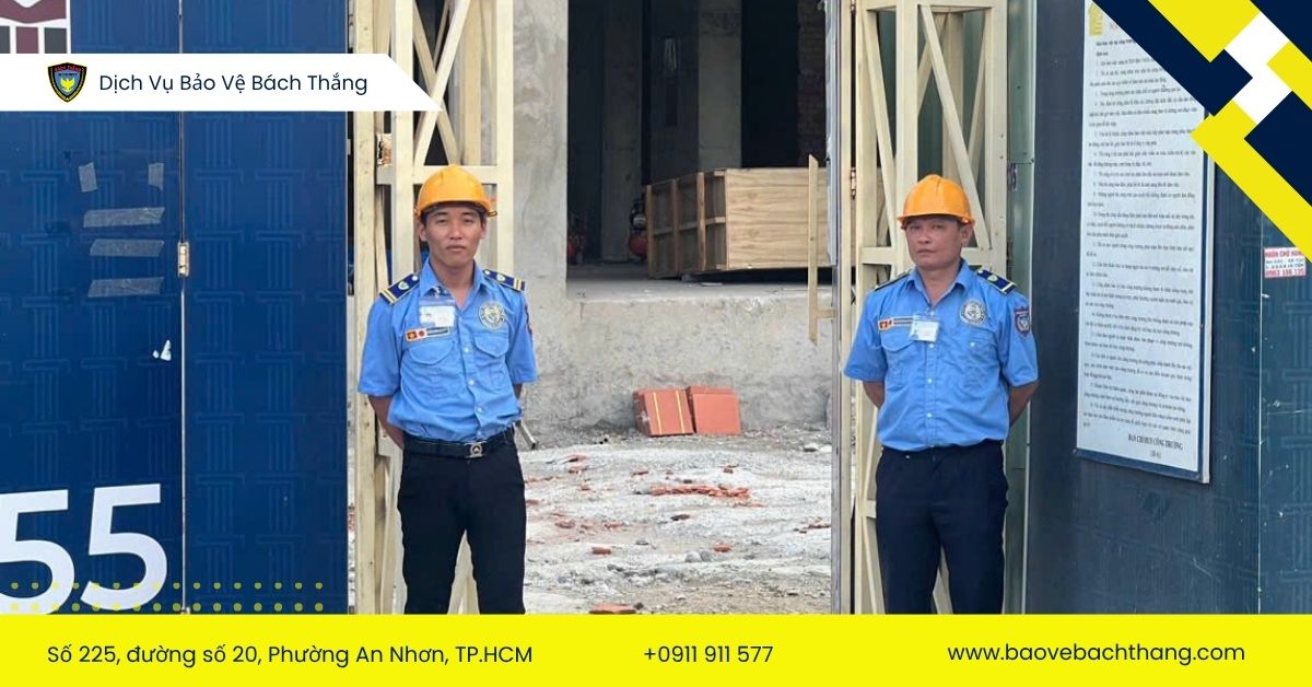 Dịch vụ bảo vệ công trường Bách Thắng | An ninh, Uy tín 24/7 3 Giám sát chặt chẽ hành tung ra vào tại cửa công trường