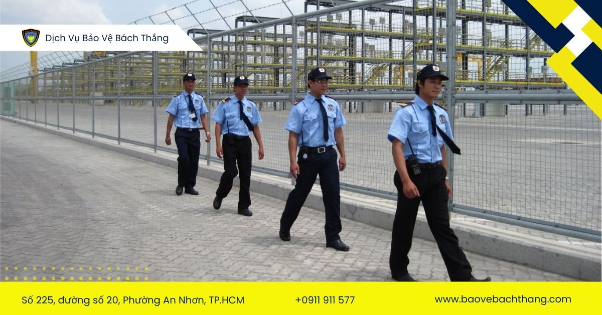 Dịch vụ bảo vệ công trường Bách Thắng | An ninh, Uy tín 24/7 6 Tuần tra công trường thường xuyên để phát hiện các mối nguy hiểm
