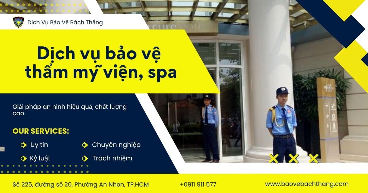 dịch vụ bảo vệ thẩm mỹ viện