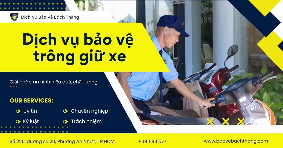 dịch vụ bảo vệ trông giữ xe