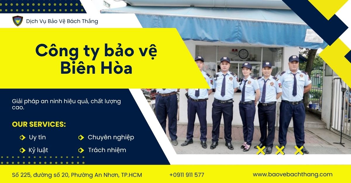 công ty bảo vệ ở Biên Hòa