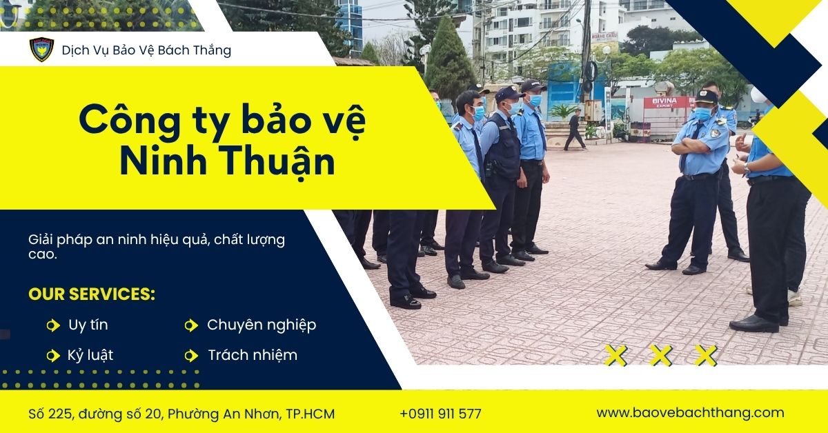 cong ty bao ve ninh thuan