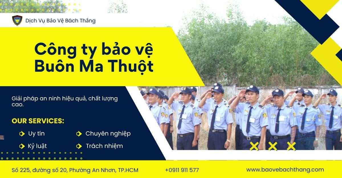 cong ty bao ve buon ma thuot