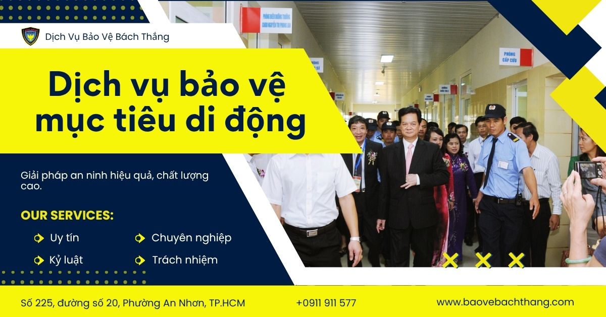 dịch vụ bảo vệ mục tiêu di động