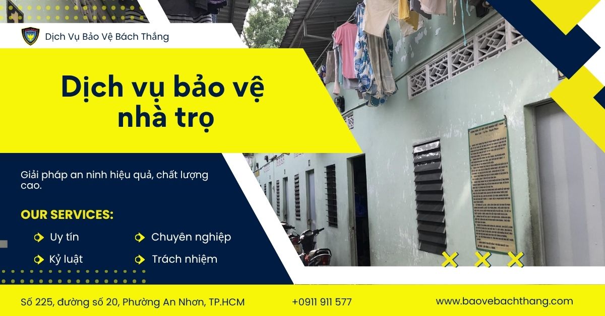 dịch vụ bảo vệ nhà trọ
